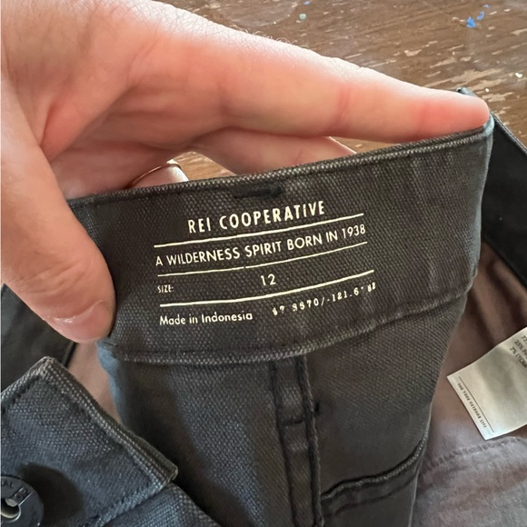 REI Co-Op hiking pants, women’s size 12, gray - Picture 2 of 2